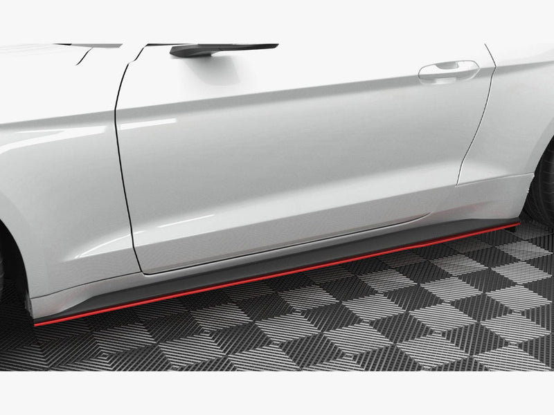 Maxton Design Side Skirts Diffusers V.2 Ford Mustang Mk6 Facelift