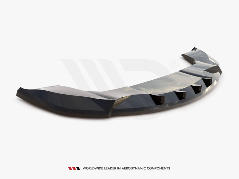 Maxton Design Front Splitter V.2 Tesla Model X Mk1 Facelift
