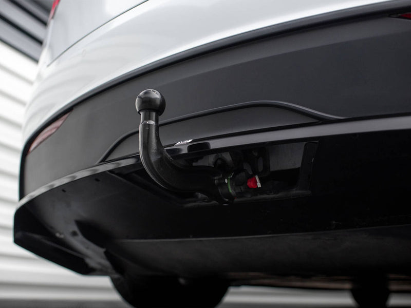 Maxton Design Rear Splitter (Vertical Bars) Tesla Model X Mk1 Facelift