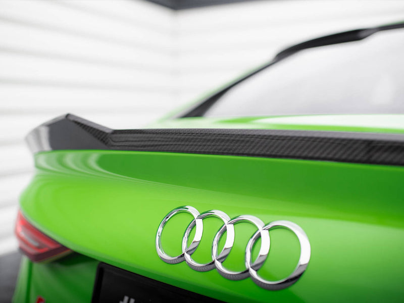 Maxton Design Carbon Fiber Tailgate Spoiler Audi RS3 / S3 / A3 S-Line / Standard Sedan 8Y