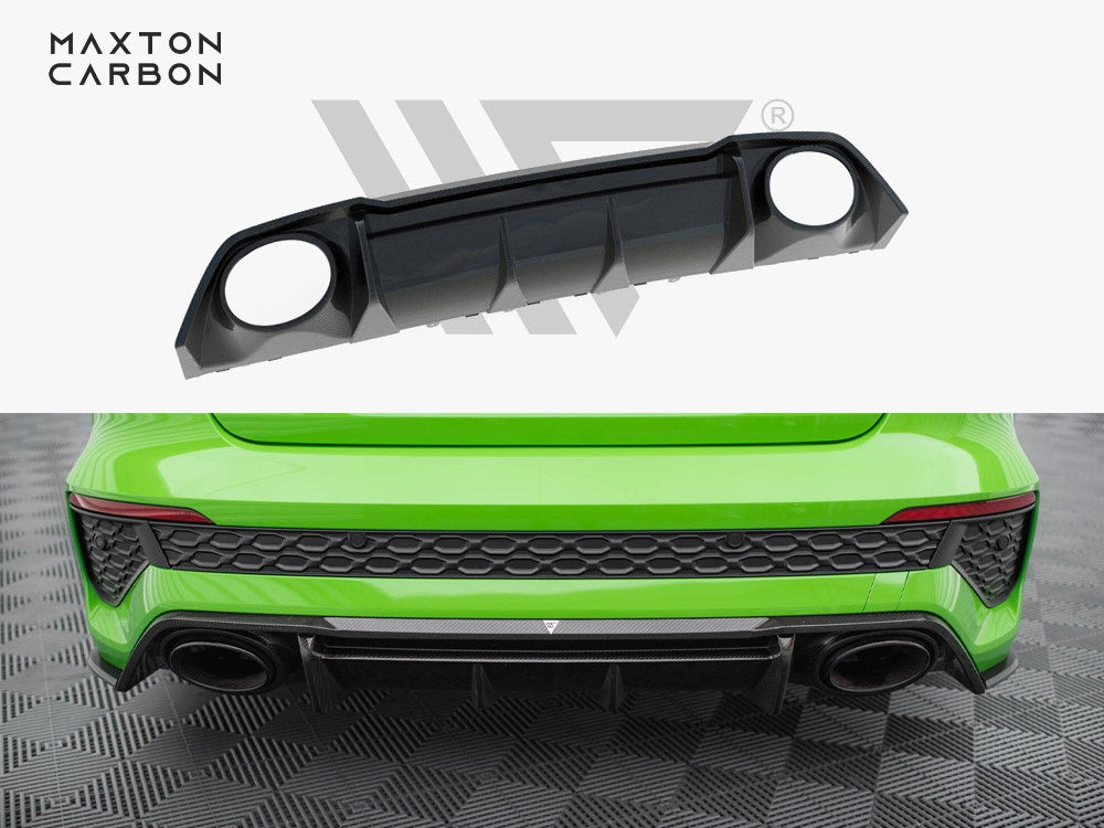 Maxton Design Carbon Fiber Rear Diffuser Audi RS3 8Y