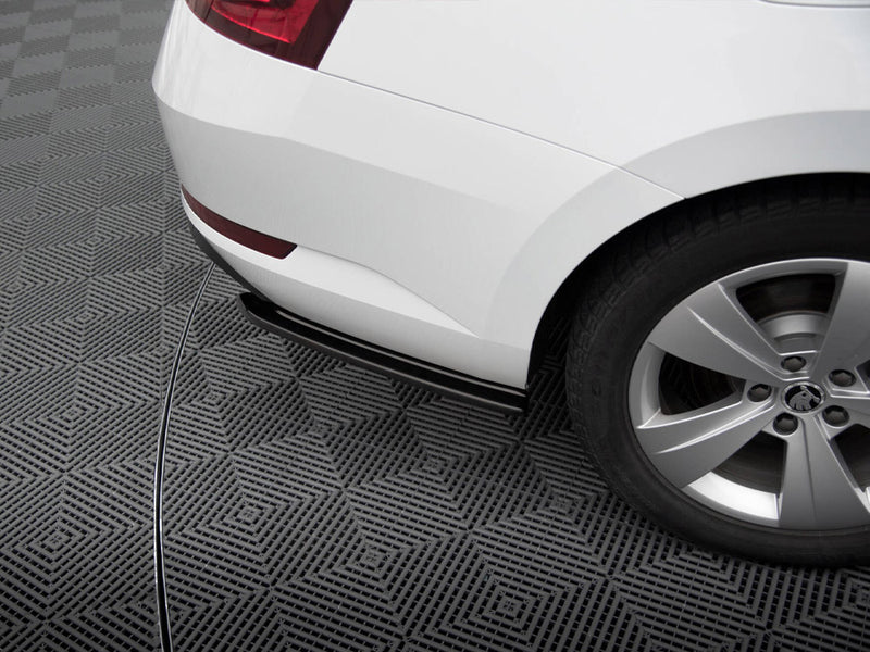 Maxton Design Rear Side Splitters Skoda Superb Mk3 Hatchback / Estate