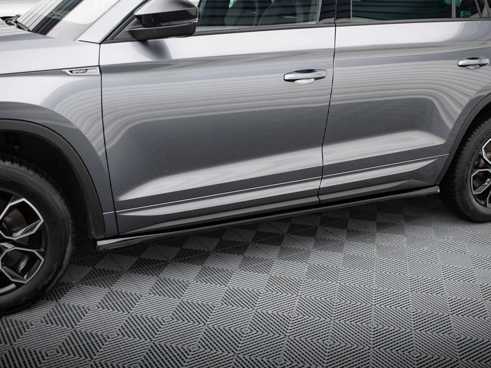 Maxton Design Side Skirts Diffusers Skoda Kodiaq Sportline Mk1 Facelift