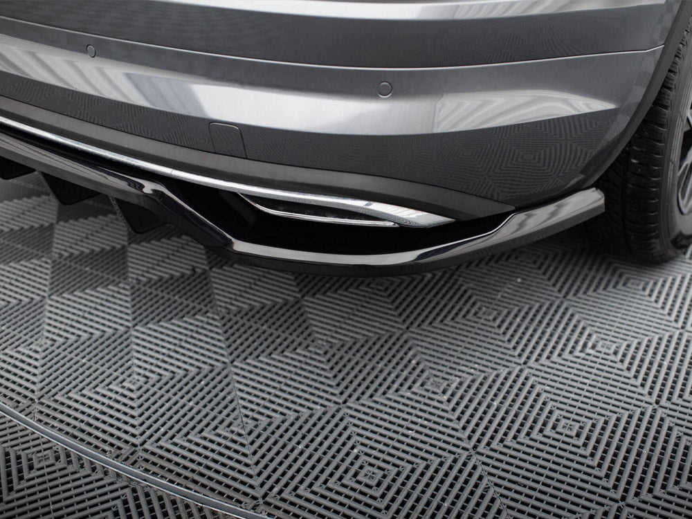 Maxton Design Rear Splitter (Vertical Bars) Skoda Kodiaq Sportline Mk1 Facelift