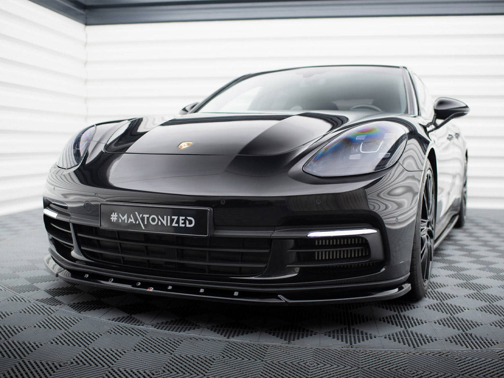 Maxton Design Front Splitter V.1 Porsche Panamera E-Hybrid / Panamera 4S 971