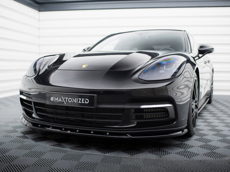 Maxton Design Front Splitter V.1 Porsche Panamera E-Hybrid / Panamera 4S 971
