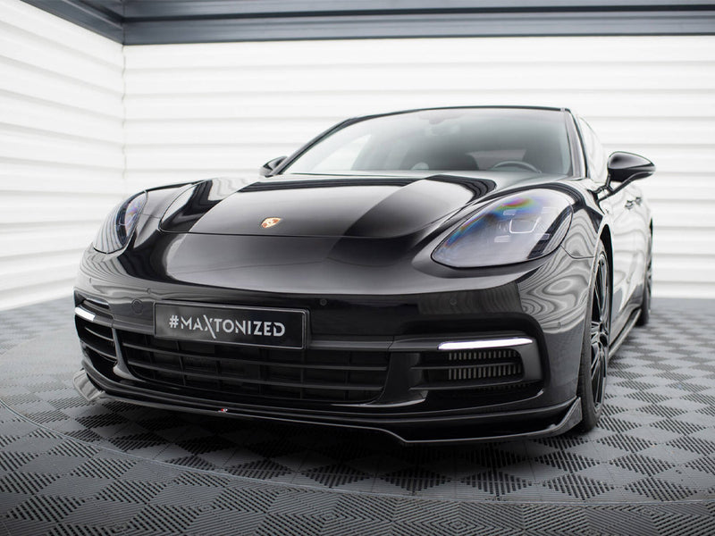 Maxton Design Front Splitter V.2 Porsche Panamera E-Hybrid / Panamera 4S 971