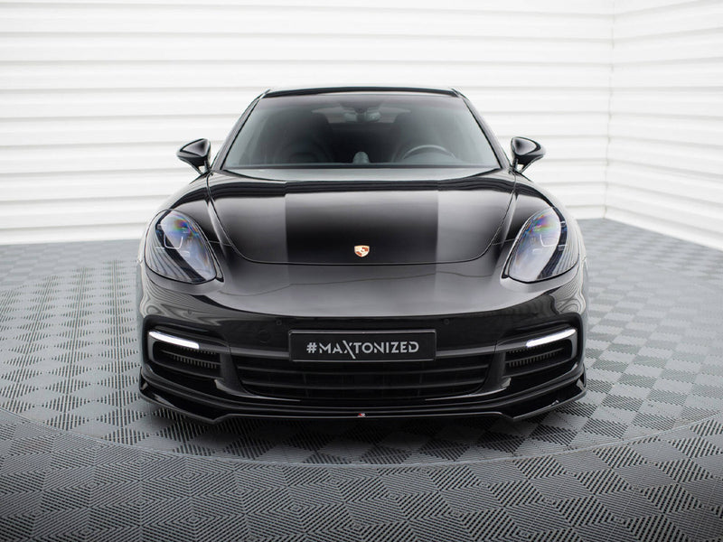 Maxton Design Front Splitter V.2 Porsche Panamera E-Hybrid / Panamera 4S 971