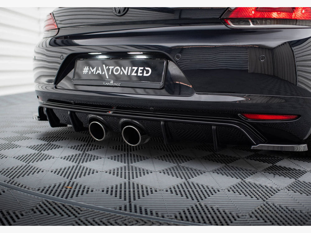 Maxton Design Rear Valance V.2 Volkswagen Scirocco Mk3 (R32 Exhaust)