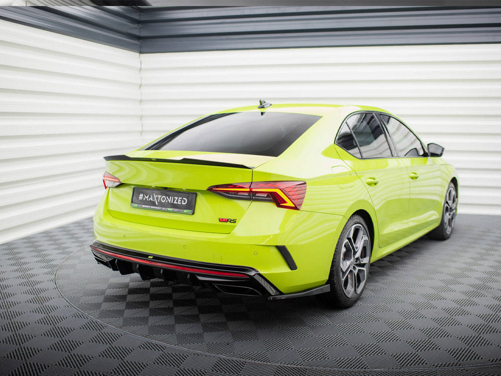 Maxton Design Rear Side Splitters V.4 Skoda Octavia RS Mk4