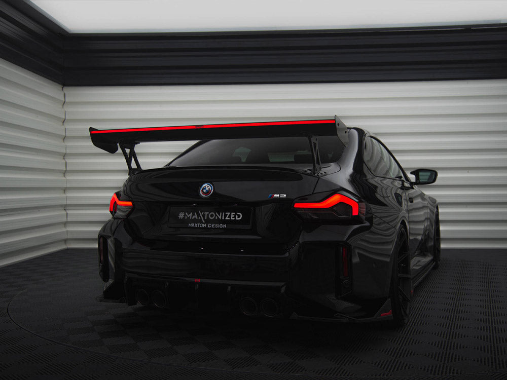 Maxton Design Carbon Fiber Spoiler + LED Light BMW M2 G87 / M240i / 2 M-Pack / 2 Standard G42