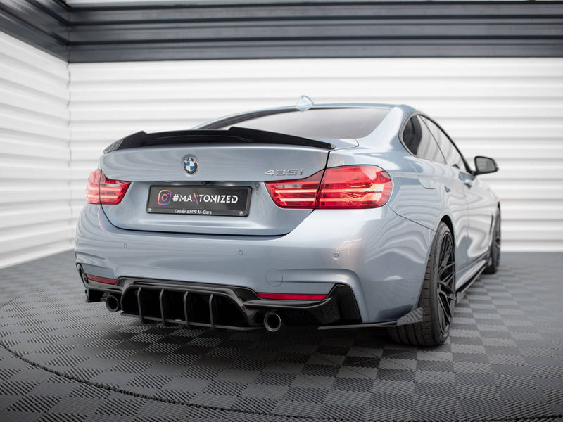 Maxton Design Street Pro Rear Side Splitters + Flaps BMW 435i Coupe M-Pack F32