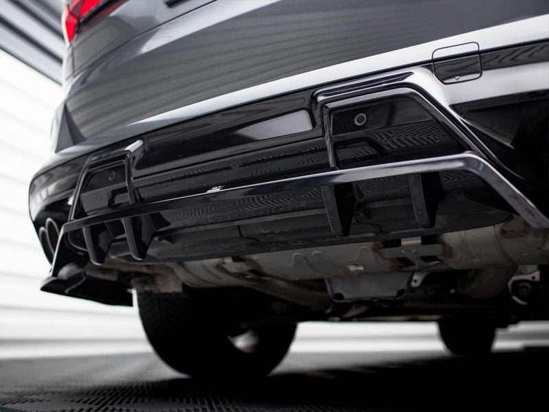 Maxton Design Rear Splitter (Vertical Bars) BMW X5 M F95 / F95 Facelift