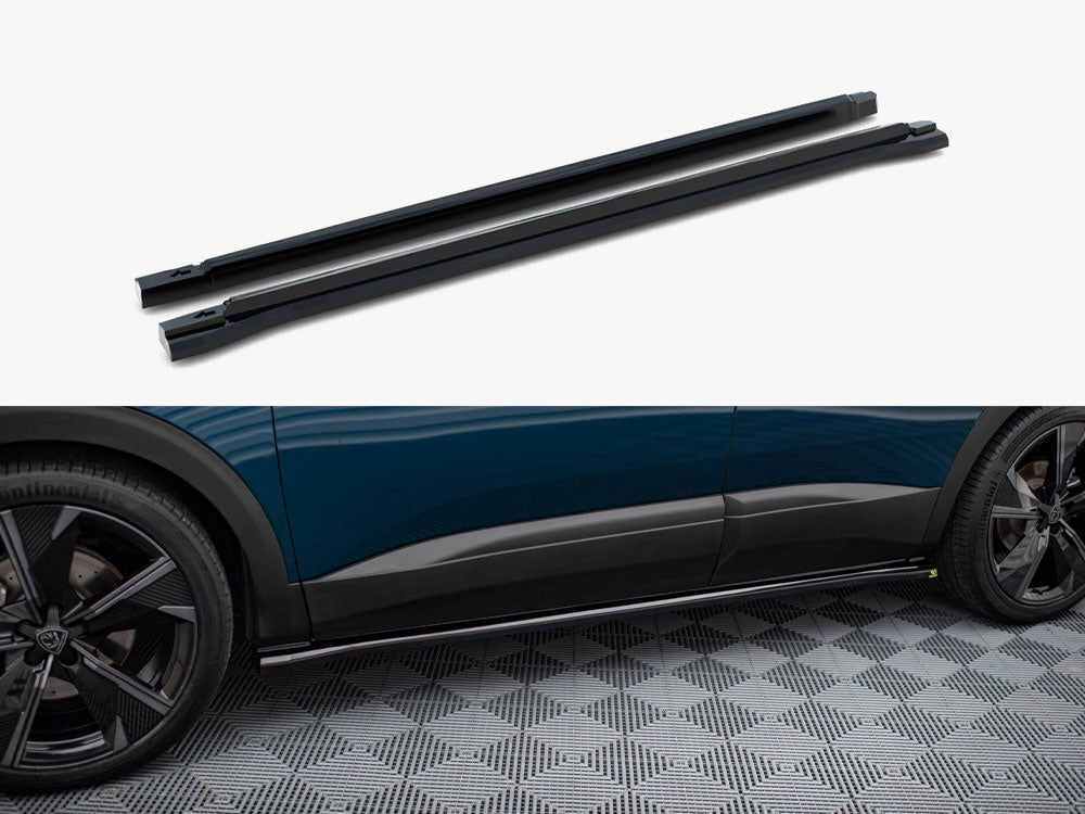 Maxton Design Side Skirts Diffusers Peugeot 3008 GT-Line Mk2 Facelift