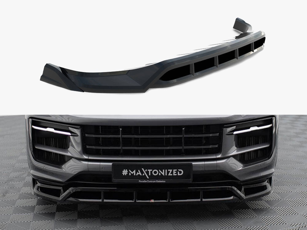 Maxton Design Front Splitter Porsche Cayenne Cayenne SUV / Coupe Mk3 Facelift