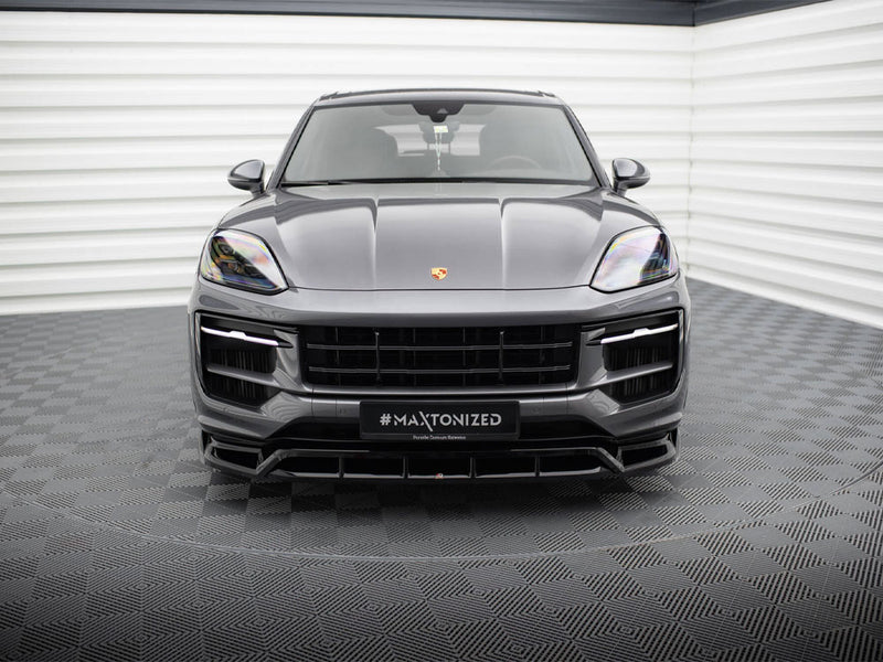 Maxton Design Front Splitter Porsche Cayenne Cayenne SUV / Coupe Mk3 Facelift