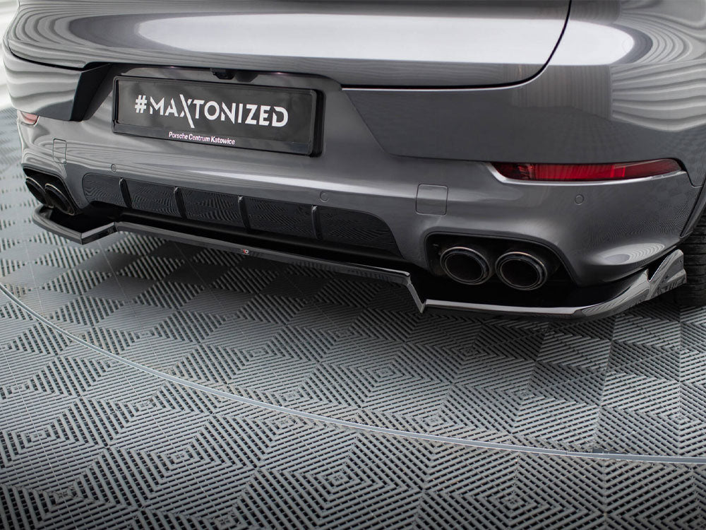 Maxton Design Rear Splitter Porsche Cayenne SUV / Coupe Mk3 Facelift