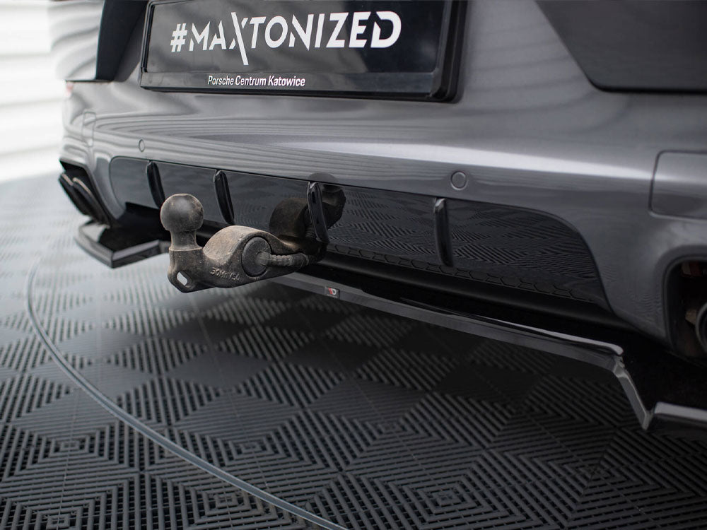 Maxton Design Rear Splitter Porsche Cayenne SUV / Coupe Mk3 Facelift