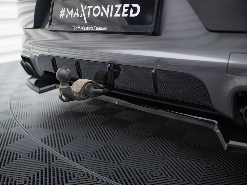 Maxton Design Rear Splitter Porsche Cayenne SUV / Coupe Mk3 Facelift
