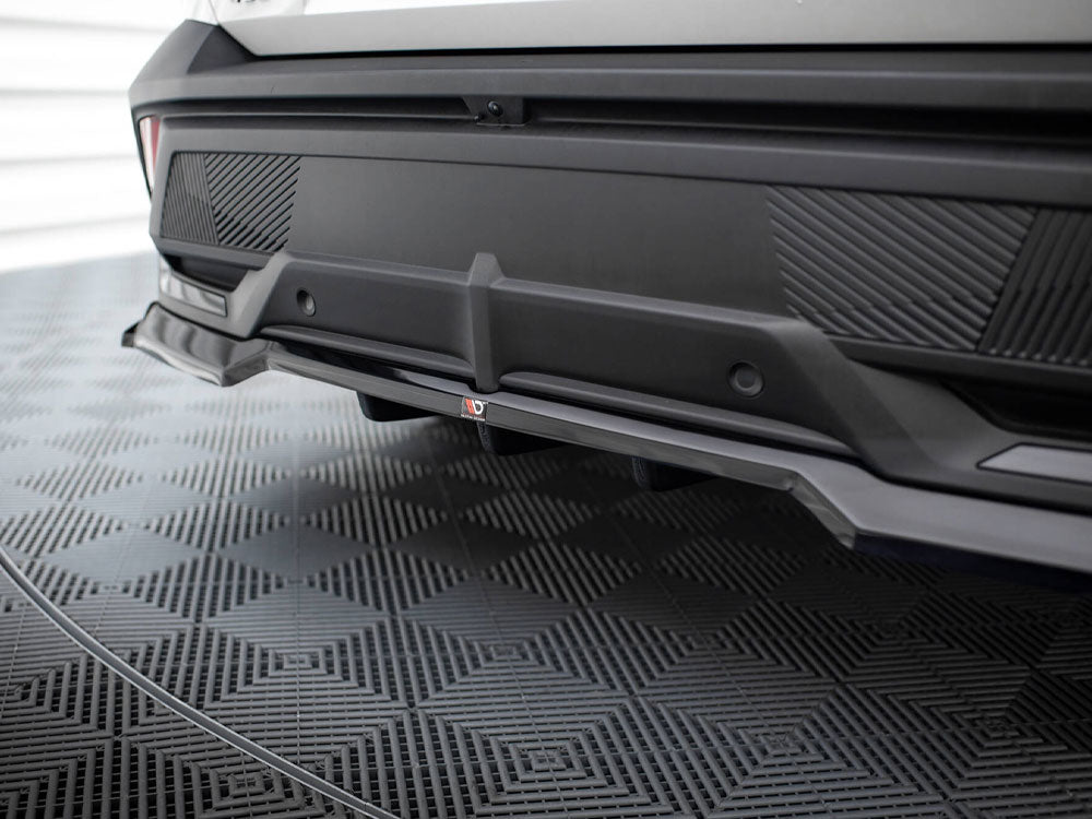 Maxton Design Rear Splitter (Vertical Bars) Peugeot 408 Mk1