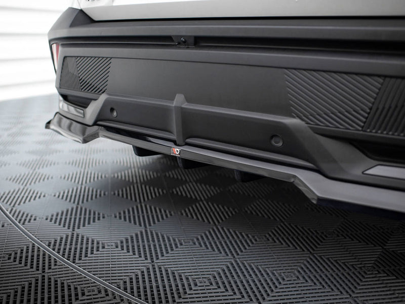 Maxton Design Rear Splitter (Vertical Bars) Peugeot 408 Mk1