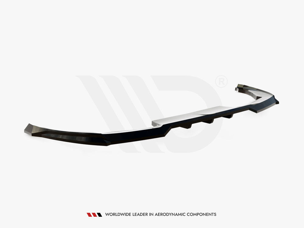 Maxton Design Rear Splitter (Vertical Bars) Peugeot 408 Mk1