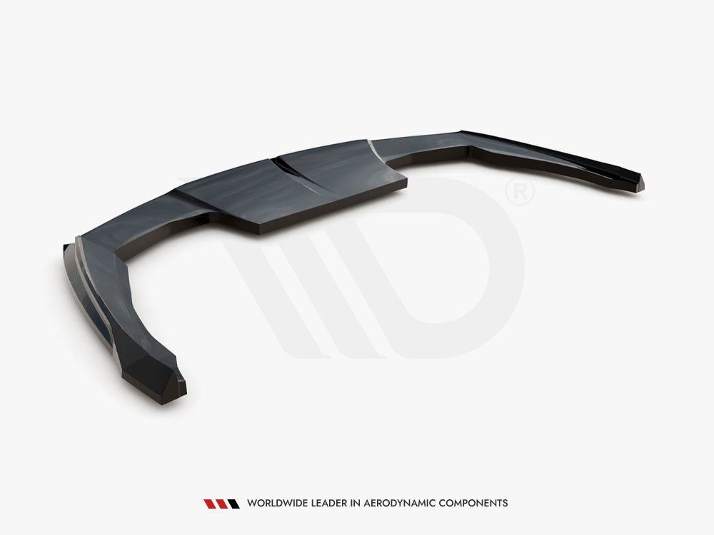Maxton Design Rear Splitter (Vertical Bars) Peugeot 408 Mk1