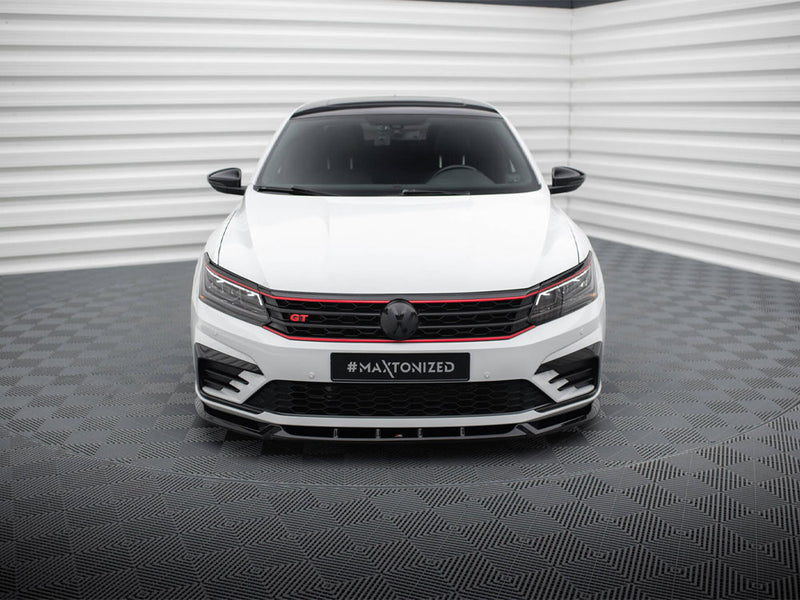 Maxton Design Front Splitter V.1 Volkswagen Passat GT B8 Facelift USA