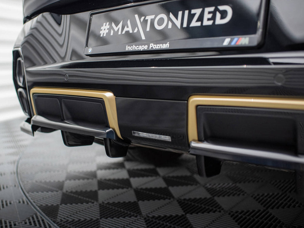 Maxton Design Rear Splitter (Vertical Bars) BMW XM G09