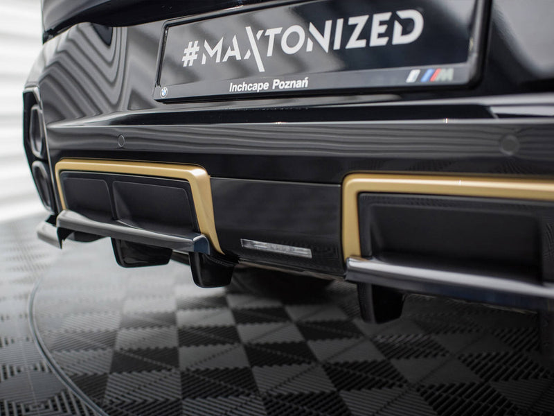 Maxton Design Rear Splitter (Vertical Bars) BMW XM G09