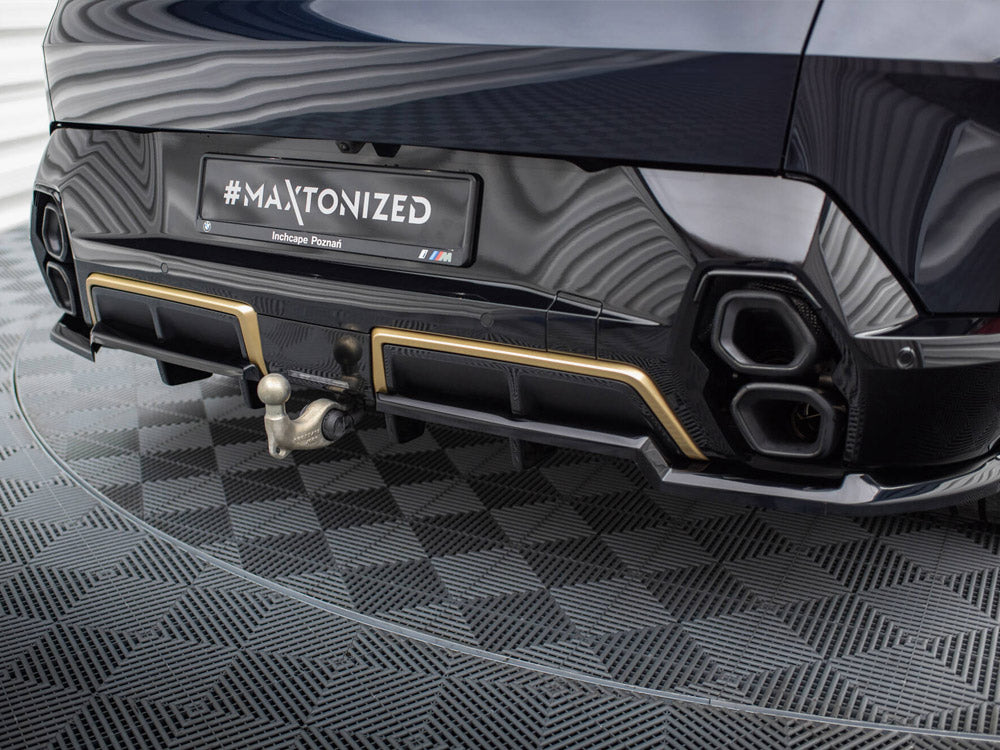 Maxton Design Rear Splitter (Vertical Bars) BMW XM G09
