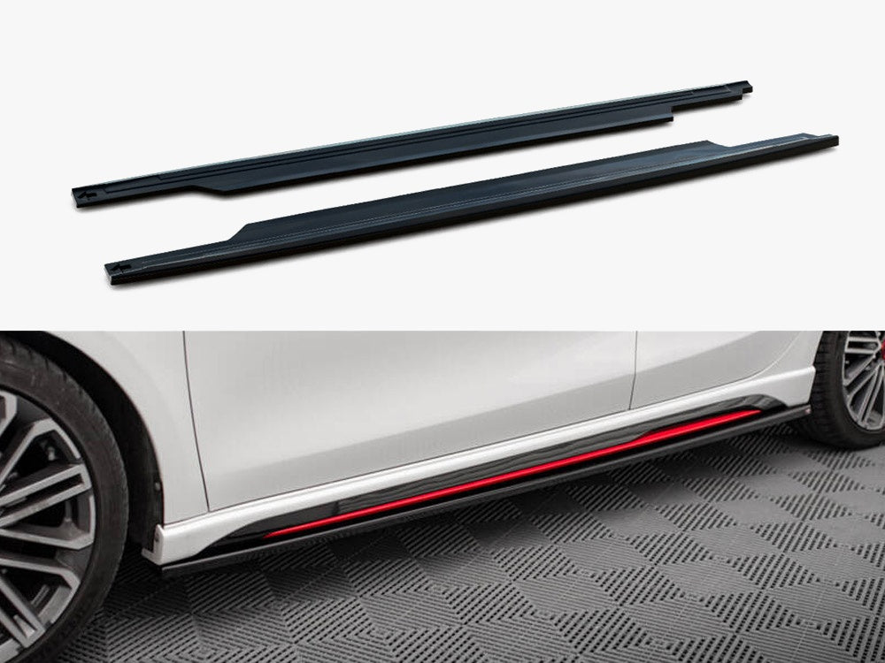 Maxton Design Side Skirts Diffusers Kia Ceed GT Mk3