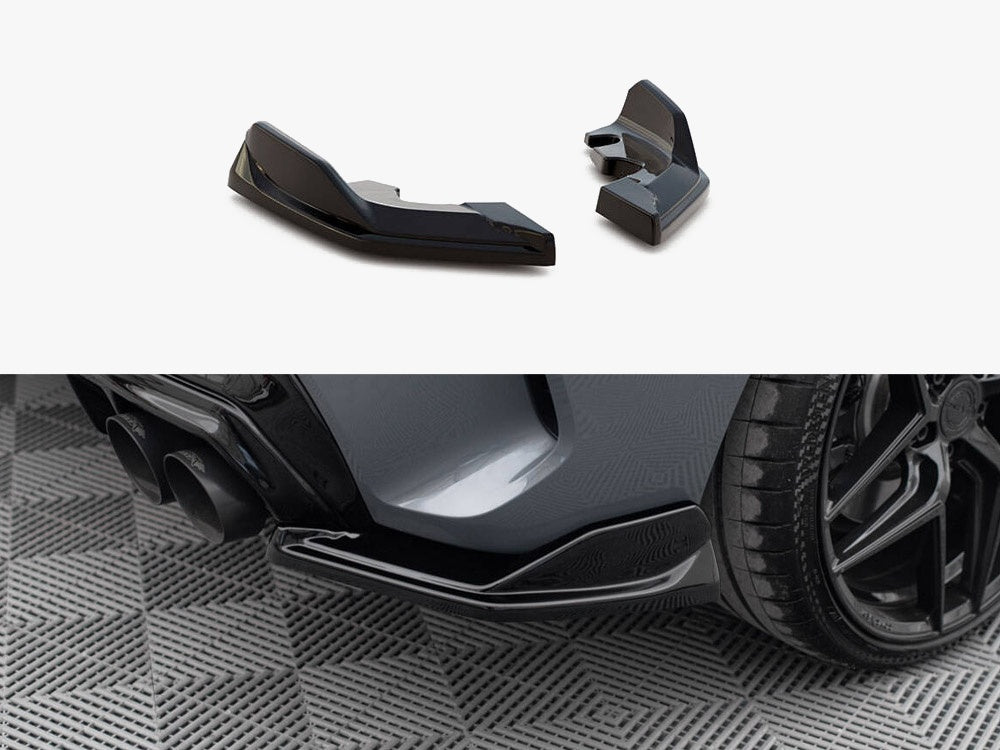 Maxton Design Rear Side Splitters V.4 BMW 1 M-Pack / M135i / 128ti F40