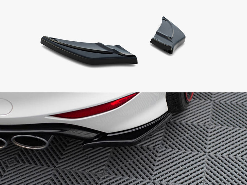 Maxton Design Rear Side Splitters V.2 VW Golf R Mk7