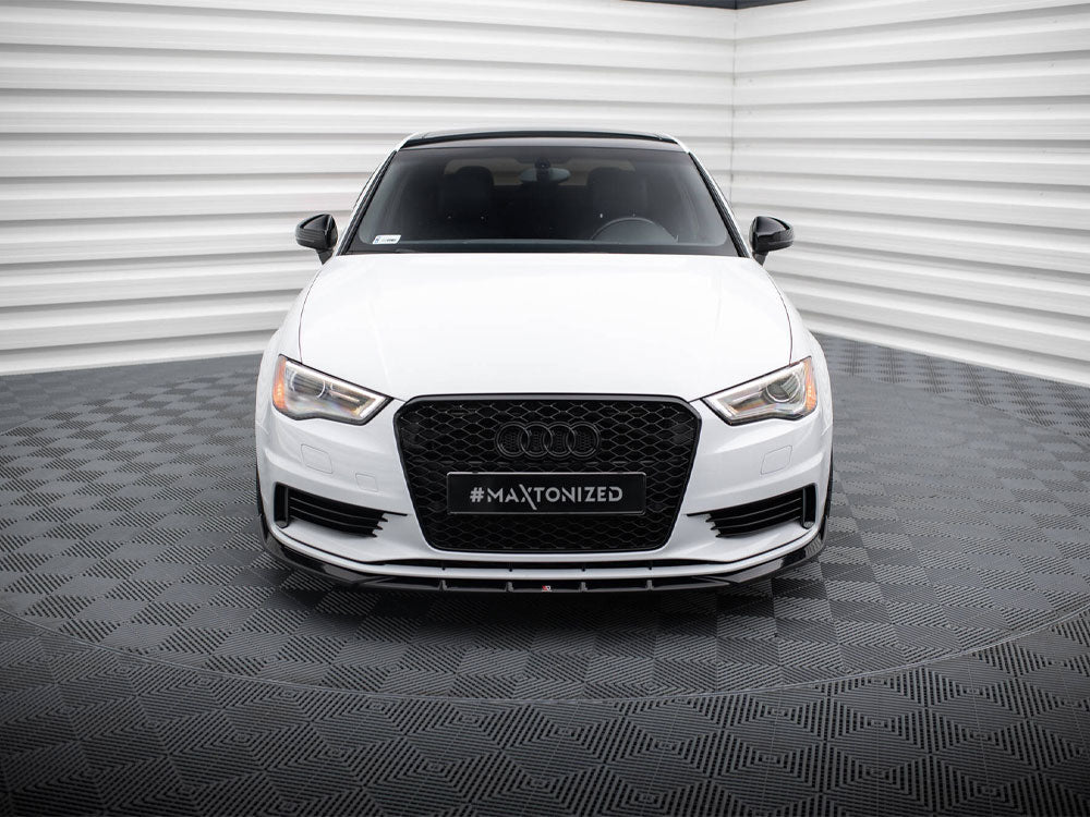Maxton Design Front Splitter V.1 Audi A3 Sedan 8V