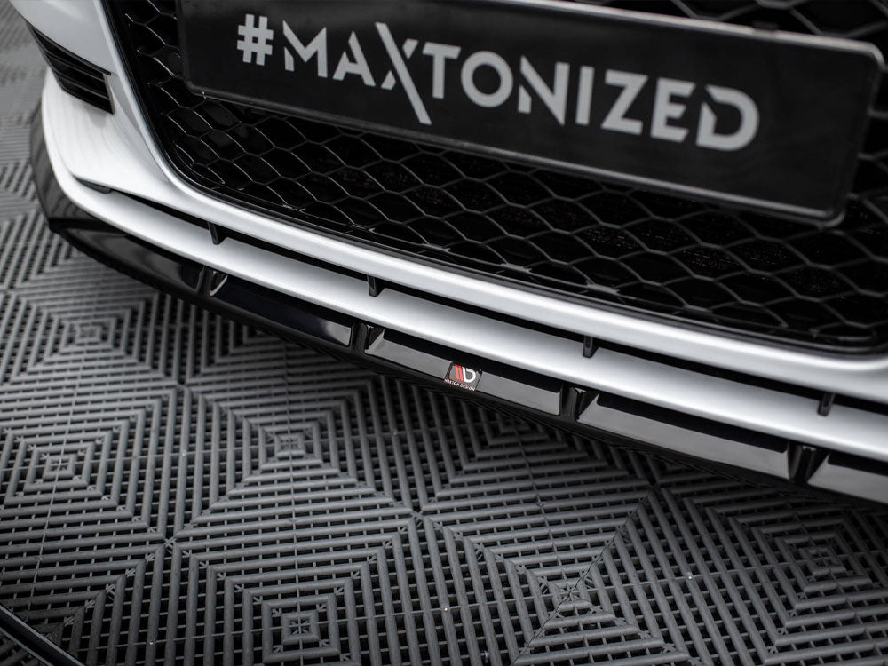 Maxton Design Front Splitter V.1 Audi A3 Sedan 8V