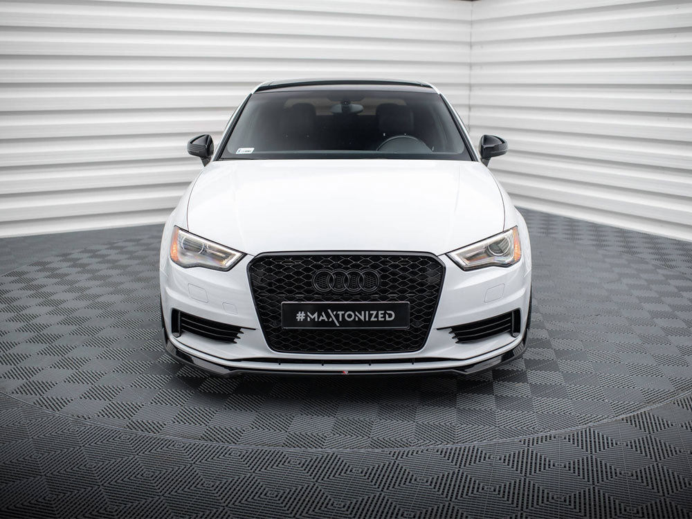 Maxton Design Front Splitter V.2 Audi A3 Sedan 8V