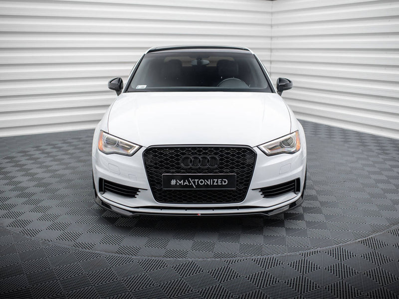 Maxton Design Front Splitter V.2 Audi A3 Sedan 8V