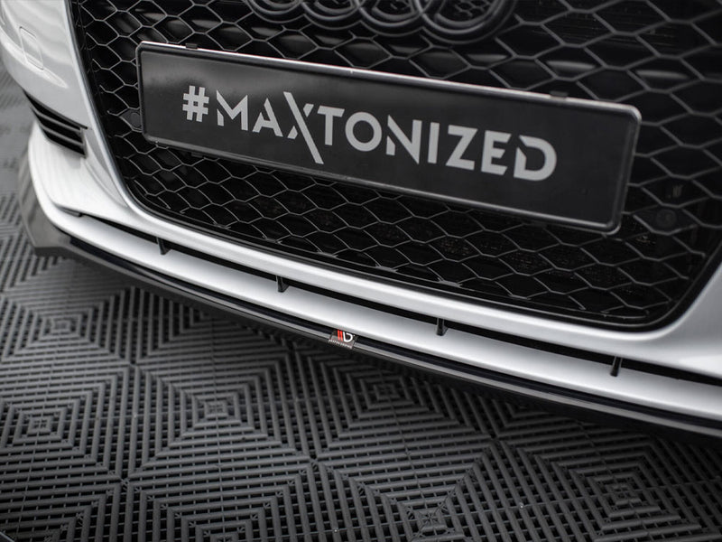 Maxton Design Front Splitter V.2 Audi A3 Sedan 8V