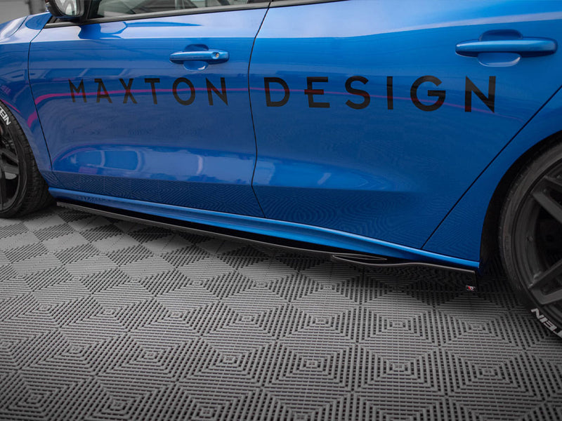 Maxton Design Side Skirts Diffusers V.4 Ford Focus ST / ST-Line Mk4