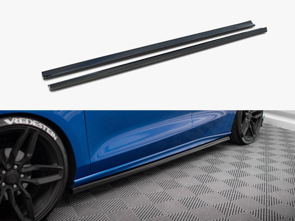 Maxton Design Side Skirts Diffusers V.5 Ford Focus ST / ST-Line Mk4