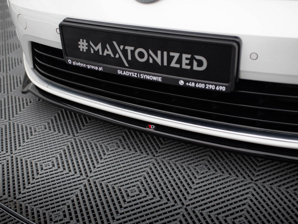 Maxton Design Front Splitter V.2 VW Golf R / R-Line Mk7