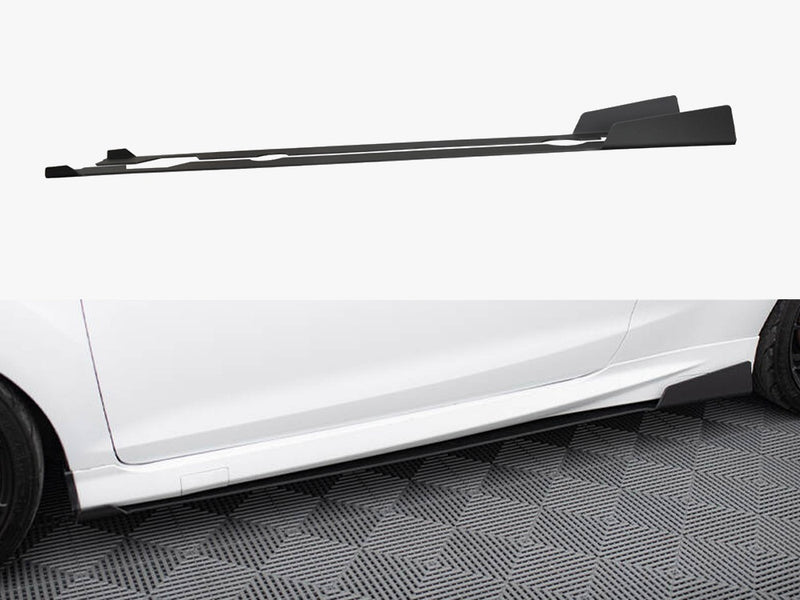 Maxton Design Racing Side Skirts Splitters Ford Fiesta Mk7 ST Facelift