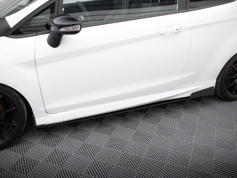 Maxton Design Racing Side Skirts Splitters Ford Fiesta Mk7 ST Facelift