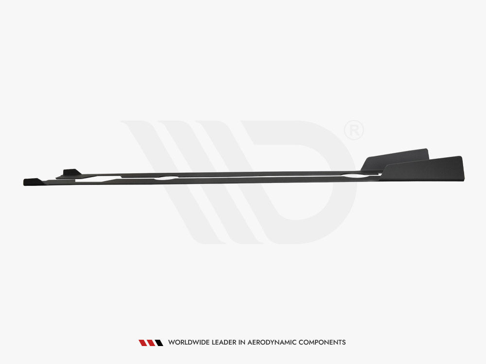 Maxton Design Racing Side Skirts Splitters Ford Fiesta Mk7 ST Facelift