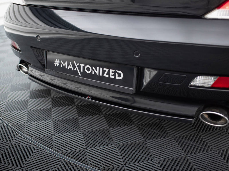 Maxton Design Central Rear Splitter (Vertical Bars) BMW 6 Coupe / Cabrio E63 / E64
