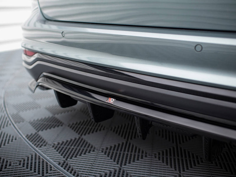 Maxton Design Rear Splitter (Vertical Bars) Audi A6 Allroad C8