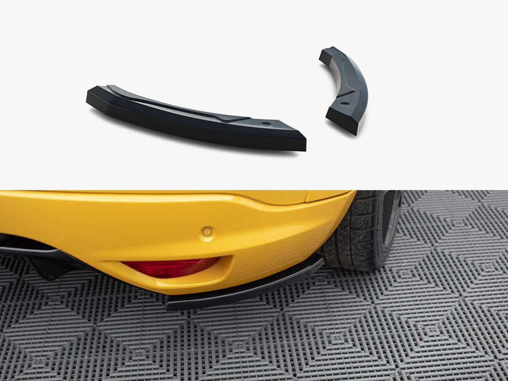 Maxton Design Rear Side Splitters Renault Megane 3 RS - Carbon Look