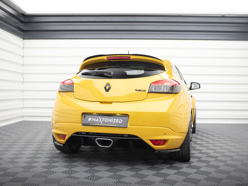 Maxton Design Rear Side Splitters Renault Megane 3 RS - Carbon Look