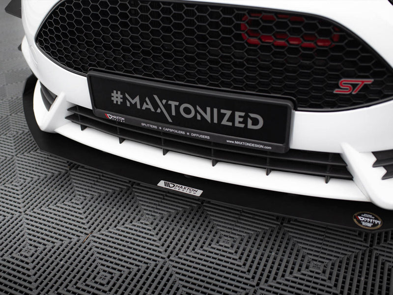Maxton Design Front Racing Splitter V.3 Ford Fiesta ST Mk7 FL